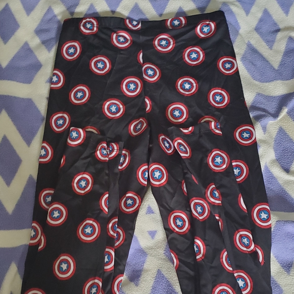 Marvel's captain America leggings for girls